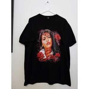 Selena Quintanilla Graphic Tee La Reina Tejano Latin Pop Music Tee Shirt SZ XL